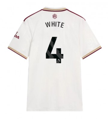 Lacne Muži Futbalové dres Arsenal Ben White #4 2025-26 Krátky Rukáv - Tretina